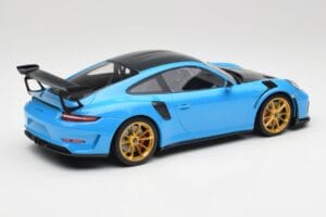 Porsche 911 991.2 GT3 RS Weissach Package Modrý & Zlaté Kolesá Minichamps 1:18 153068232 Kov – obrázok 2 z 6