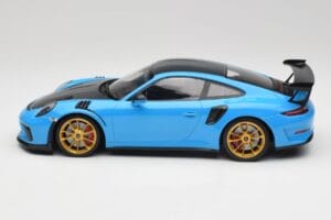 Porsche 911 991.2 GT3 RS Weissach Package Modrý & Zlaté Kolesá Minichamps 1:18 153068232 Kov – obrázok 3 z 6