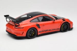 Porsche 911 991.2 GT3 RS Weissach Package Lava Orange Wording Čierne Magnéziumové Ráfiky Minichamps 1:18 153068226 Kov – obrázok 2 z 6