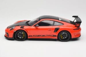 Porsche 911 991.2 GT3 RS Weissach Package Lava Orange Wording Čierne Magnéziumové Ráfiky Minichamps 1:18 153068226 Kov – obrázok 3 z 6