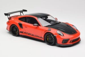 Porsche 911 991.2 GT3 RS Weissach Package Lava Orange Wording Čierne Magnéziumové Ráfiky Minichamps 1:18 153068226 Kov – obrázok 4 z 6