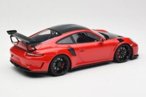 Porsche 911 991.2 GT3 RS Weissach Package Červený s Čiernymi Kolesami Minichamps 1:18 155068230 Kov – obrázok 2 z 6