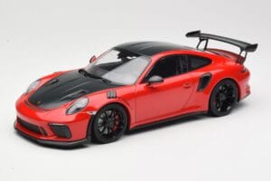 Porsche 911 991.2 GT3 RS Weissach Package Červený s Čiernymi Kolesami Minichamps 1:18 155068230 Kov