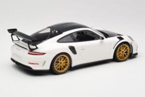 Porsche 911 991.2 GT3 RS Weissach Package Biely Zlaté Magnéziumové Ráfiky Minichamps 1:18 153068238 Kov – obrázok 2 z 6