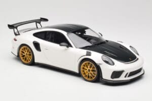 Porsche 911 991.2 GT3 RS Weissach Package Biely Zlaté Magnéziumové Ráfiky Minichamps 1:18 153068238 Kov – obrázok 4 z 6