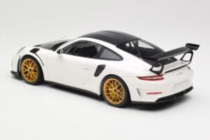 Porsche 911 991.2 GT3 RS Weissach Package Biely Zlaté Magnéziumové Ráfiky Minichamps 1:18 153068238 Kov – obrázok 5 z 6