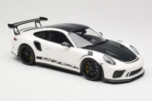 Porsche 911 991.2 GT3 RS Weissach Package Biely Wording Čierne Magnéziumové Ráfiky Minichamps 1:18 153068225 Kov – obrázok 4 z 6