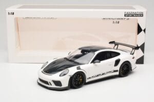 Porsche 911 991.2 GT3 RS Weissach Package Biely Wording Čierne Magnéziumové Ráfiky Minichamps 1:18 153068225 Kov – obrázok 6 z 6