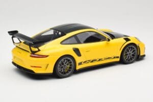 Porsche 911 991.2 GT3 RS Žltý Weissach Package Platinum Wheels Minichamps 1:18 155068221 Kov – obrázok 2 z 6