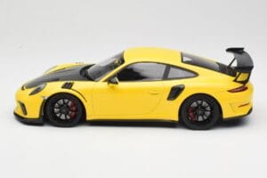 Porsche 911 991.2 GT3 RS Žltý s Čiernymi Kolesami Minichamps 1:18 155068231 Kov – obrázok 3 z 6