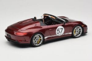 Porsche 911 991.2 Speedster Heritage Edition Cherry Metallic GT Spirit 1:18 GT929 Živica – obrázok 2 z 6