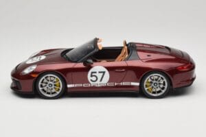 Porsche 911 991.2 Speedster Heritage Edition Cherry Metallic GT Spirit 1:18 GT929 Živica – obrázok 3 z 6