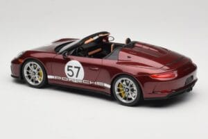 Porsche 911 991.2 Speedster Heritage Edition Cherry Metallic GT Spirit 1:18 GT929 Živica – obrázok 5 z 6