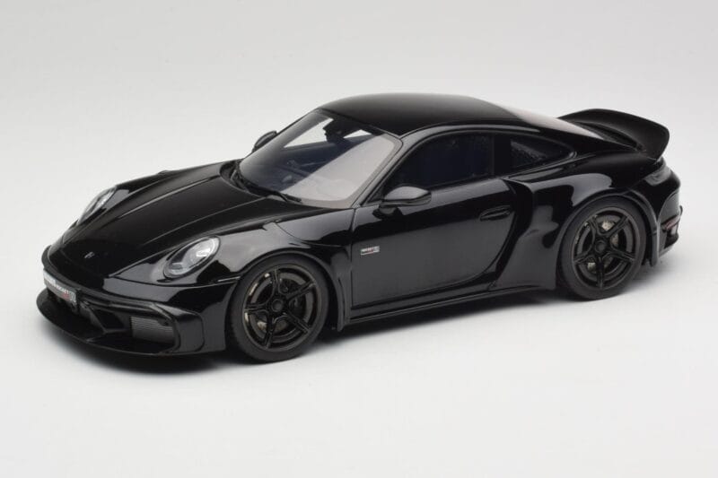 Porsche 911 992 Brabus 900 Rocket-R Obsidian Black GT Spirit 1:18 GT502 Živica