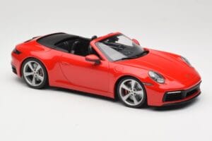 Porsche 911 992 Carrera 4S Kabriolet Červený Minichamps 1:18 155067331 Kov – obrázok 4 z 6