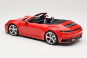 Porsche 911 992 Carrera 4S Kabriolet Červený Minichamps 1:18 155067331 Kov – obrázok 5 z 6
