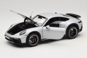 Porsche 911 992 Dakar Ice Grey Metallic Norev 1:18 187242 Kov – obrázok 2 z 8