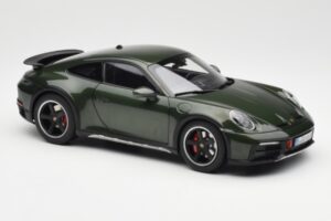 Porsche 911 992 Dakar Oak Zelený Metalická Norev 1:18 187241 Kov – obrázok 7 z 9
