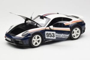 Porsche 911 992 Dakar Rough Roads Norev 1:18 187240 Kov – obrázok 2 z 9