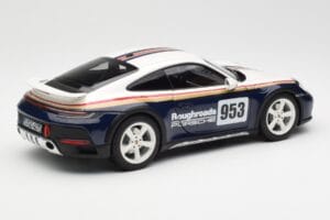 Porsche 911 992 Dakar Rough Roads Norev 1:18 187240 Kov – obrázok 3 z 9