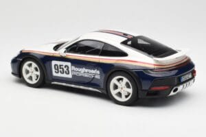 Porsche 911 992 Dakar Rough Roads Norev 1:18 187240 Kov – obrázok 8 z 9