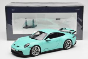 Porsche 911 992 GT3 Mint Zelený Norev 1:18 187316 Kov – obrázok 8 z 8