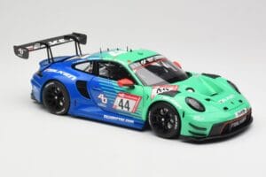 Porsche 911 992 GT3 R Falken #44 D. Eriksson / T. Heinemann 24 Hours of Nurburgring 2023 Minichamps 1:18 113236344 Kov – obrázok 6 z 8