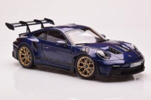 Porsche 911 992 GT3 RS Gentian Modrý Metalická Norev 1:18 187363 Kov – obrázok 6 z 8