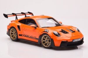Porsche 911 992 GT3 RS Gulf Oranžový Norev 1:18 187360 Kov – obrázok 6 z 8