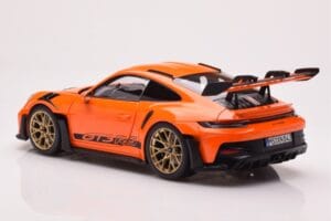 Porsche 911 992 GT3 RS Gulf Oranžový Norev 1:18 187360 Kov – obrázok 7 z 8