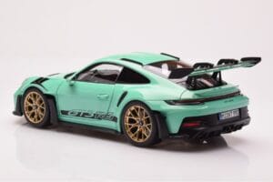 Porsche 911 992 GT3 RS Mint Zelený Norev 1:18 187362 Kov – obrázok 7 z 8