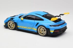Porsche 911 992 GT3 RS Shark Modrý & Žltý Decor Concept Minichamps 1:18 911992001 Kov – obrázok 7 z 8