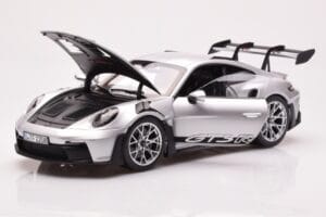 Porsche 911 992 GT3 RS Strieborný Metalická Norev 1:18 187357 Kov – obrázok 2 z 8