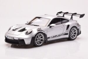 Porsche 911 992 GT3 RS Strieborný Metalická Norev 1:18 187357 Kov