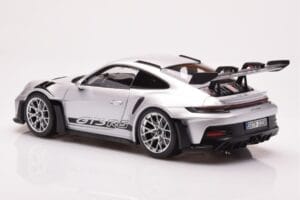 Porsche 911 992 GT3 RS Strieborný Metalická Norev 1:18 187357 Kov – obrázok 7 z 8