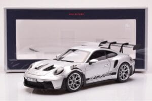 Porsche 911 992 GT3 RS Strieborný Metalická Norev 1:18 187357 Kov – obrázok 8 z 8