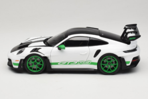 Porsche 911 992 GT3 RS Tribute to Carrera RS White Python Green Norev 1:18 187372 Kov – obrázok 4 z 8