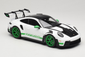 Porsche 911 992 GT3 RS Tribute to Carrera RS White Python Green Norev 1:18 187372 Kov – obrázok 6 z 8
