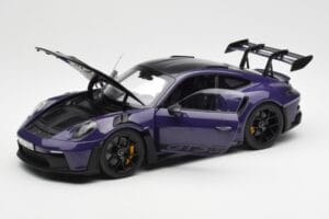 Porsche 911 992 GT3 RS Weissach Package Ultraviolet Norev 1:18 187368 Kov – obrázok 2 z 8