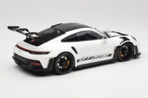Porsche 911 992 GT3 RS Biely & Čierne Kolesá Minichamps 1:18 155062230 Kov – obrázok 2 z 6