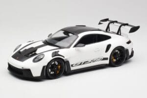 Porsche 911 992 GT3 RS Biely & Čierne Kolesá Minichamps 1:18 155062230 Kov