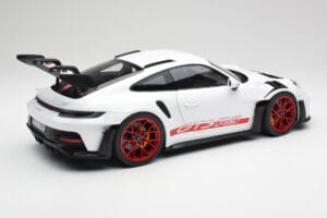 Porsche 911 992 GT3 RS Biely & Pyro Červený Norev 1:12 127530 Kov – obrázok 2 z 6