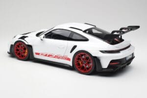 Porsche 911 992 GT3 RS Biely & Pyro Červený Norev 1:12 127530 Kov – obrázok 5 z 6