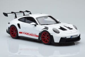 Porsche 911 992 GT3 RS Biely Pyro Červený Norev 1:18 187352 Kov – obrázok 6 z 8