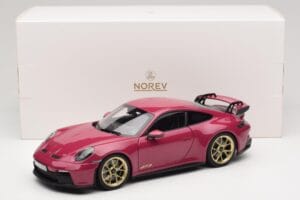 Porsche 911 992 GT3 Ruby Star Neo Norev 1:18 187381 Kov – obrázok 8 z 8