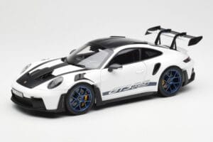 Porsche 911 992 GT3 Weissach Package Biely & Indigo Modrý Norev 1:18 187353 Kov