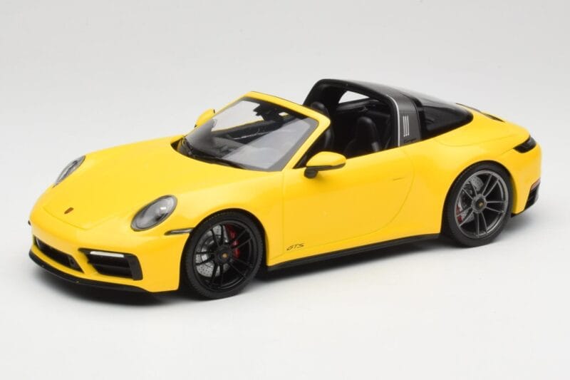 Porsche 911 992 Targa 4 GTS Žltý Minichamps 1:18 153061064 Kov