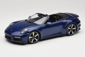 Porsche 911 992 Turbo S Kabriolet Blue Metallic Minichamps 1:18 155069081 Kov