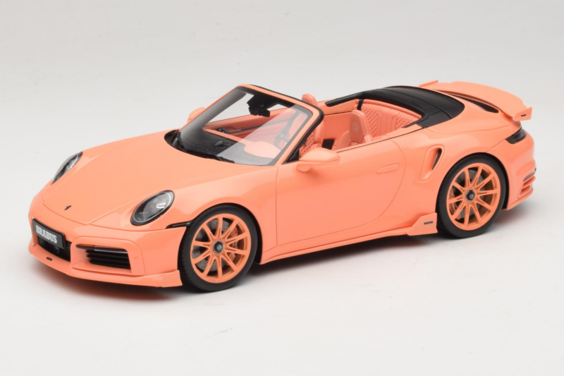 Porsche 911 992 Turbo S Cabriolet Brabus 900 Peetch GT Spirit 1:18 GT564 Živica
