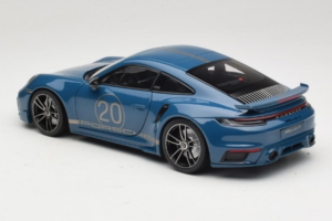 Porsche 911 992 Turbo S Coupe Sport Design Modrý Minichamps 1:18 113069073 Kov – obrázok 7 z 8